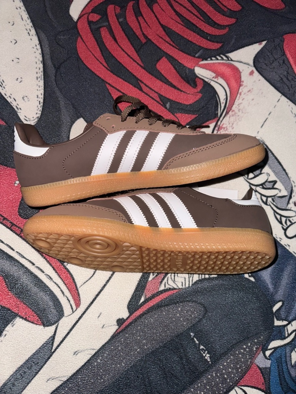 Adidas Men's Brown Samba Sneakers - Picture 4 of 4